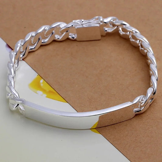Paquete de pulseras de plata