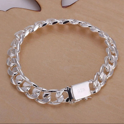 Paquete de pulseras de plata